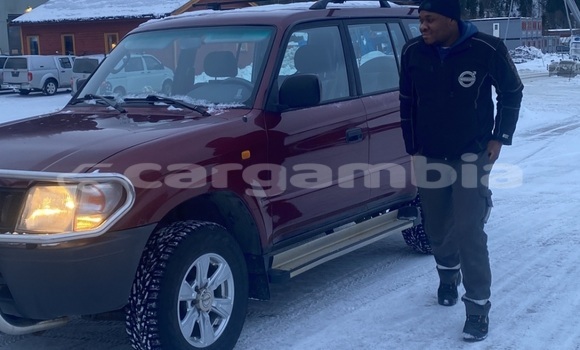 Dieundeu Imported Toyota Land Cruiser Red Auto in Serekunda in Kanifing
