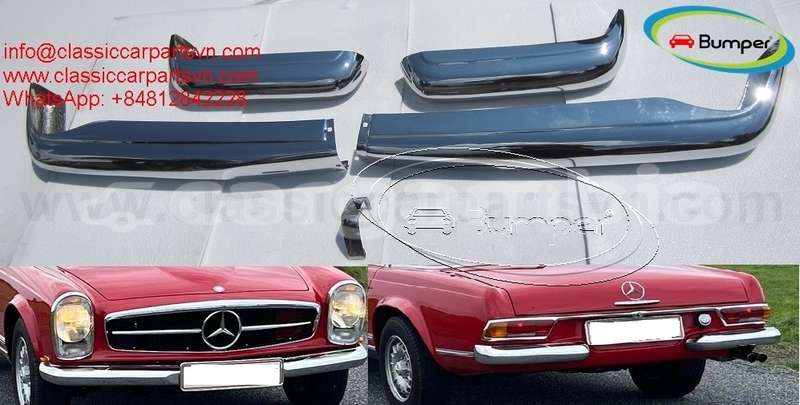 Big with watermark mercedes pagode w113 models 230sl 250sl 280sl 1963 1971 bumpers