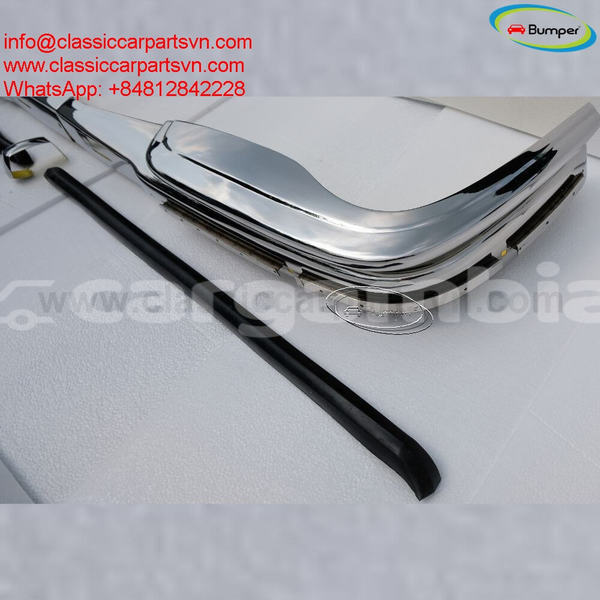 Big with watermark mercedes benz w108w109 bumpers with rubber year 1965 1973 5