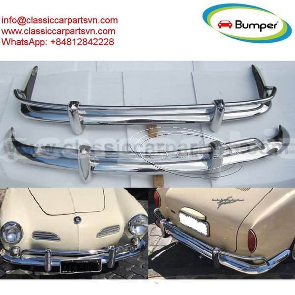 Big with watermark volkswagen karmann ghia usa style bumpers year 1955 1966