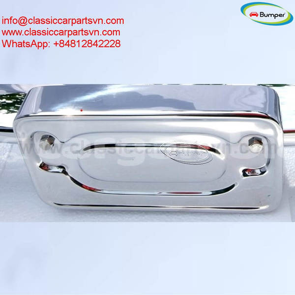 Big with watermark triumph tr6 1974 1976 bumpers. with number license plate shield 2